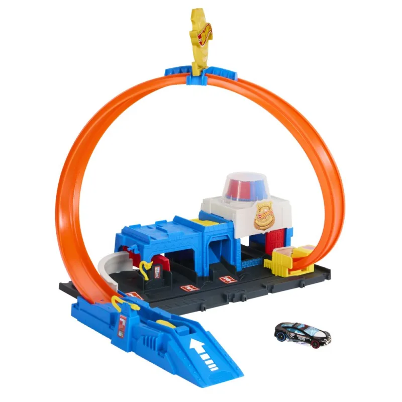 Mattel Hot Wheels city super policajná stanica
