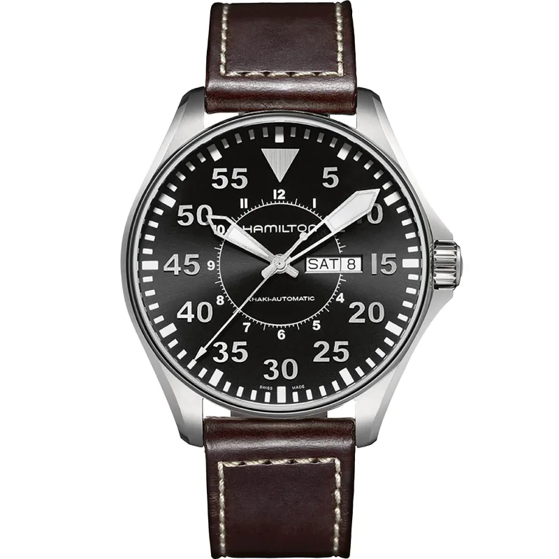 Hamilton Khaki Aviation Pilot Day Date Auto | H64715535 - OS
