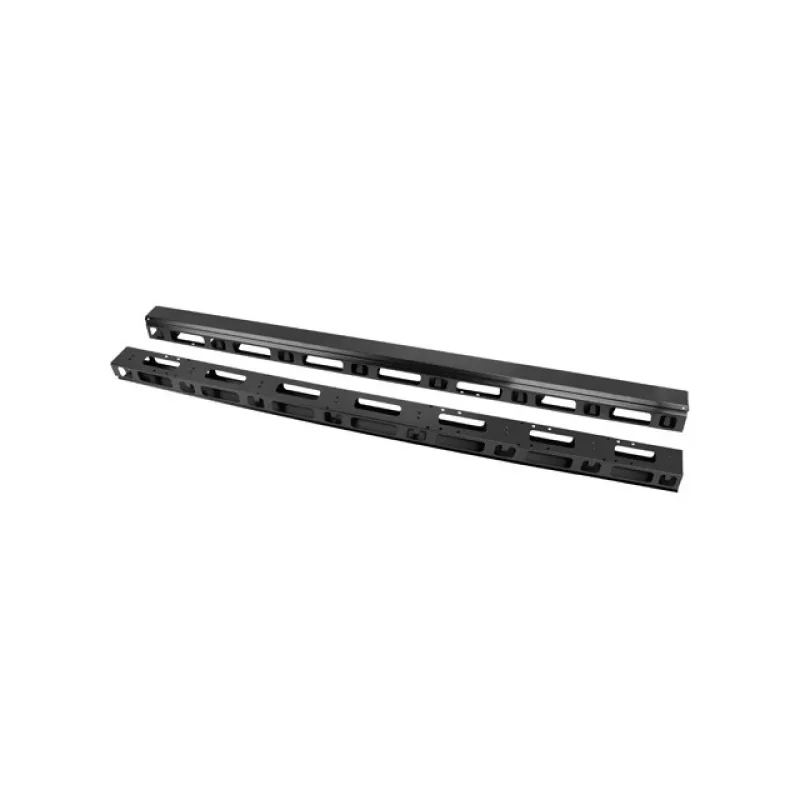 VERTIKÁLNÍ PANEL PRO VEDENÍ KABELŮ 37U PRO 19" VOLNĚ STOJÍCÍ SKŘÍNĚ 2KS ČERNÝ LANBERG AK-1209-B
