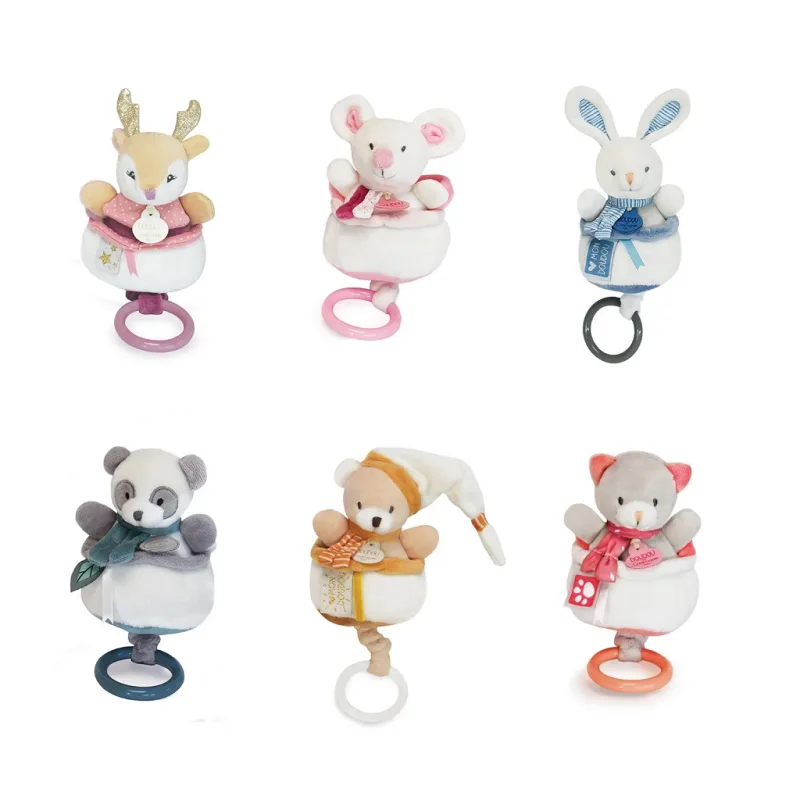 Doudou et Compagnie Paris Doudou Plyšová hudobná hračka 20 cm