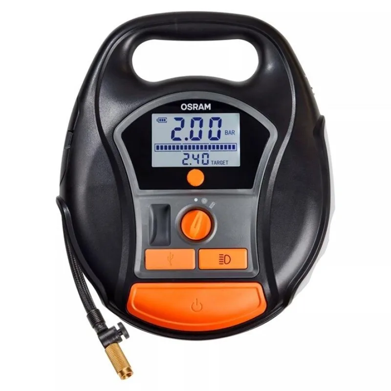OSRAM TYREinflate 6000 Akumulátorový automatický digitální pneu kompresoror, 12V OTIR6000