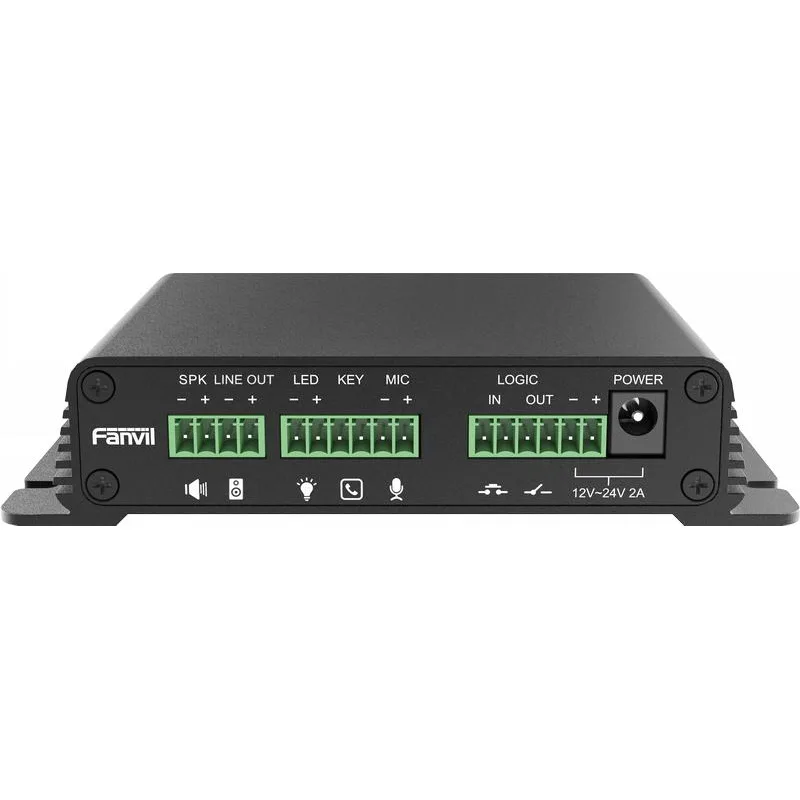 GRANDSTREAM Fanvil PA2S SIP interkom a paging brána, 2xSIP, speaker rozhr., mikr/Line in, zkrat. in/out rozhr PA2S