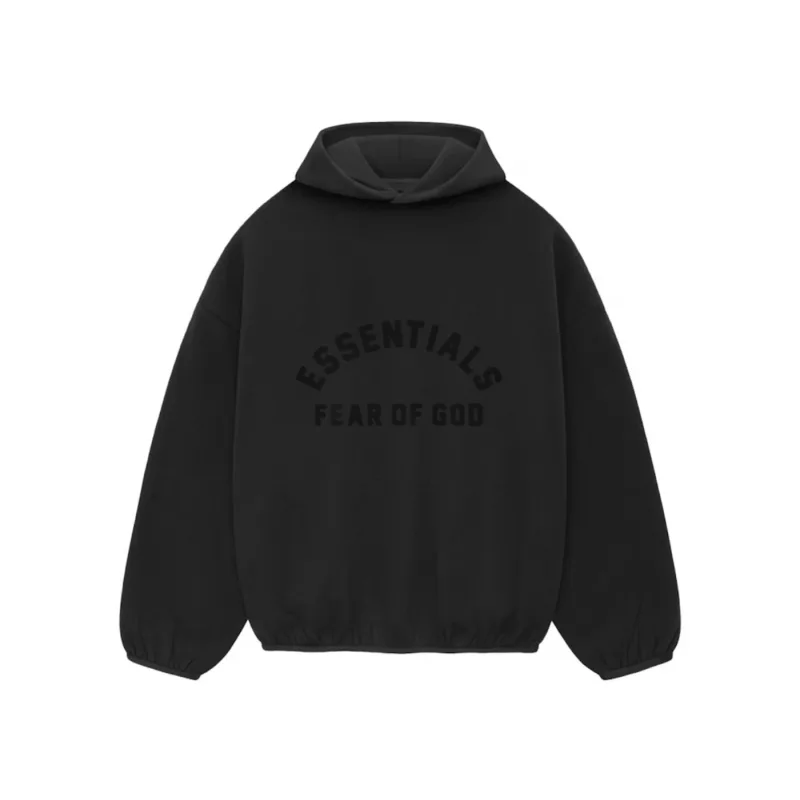 Fear of God Essentials Core Collection Nylon Fleece Hoodie Black - S
