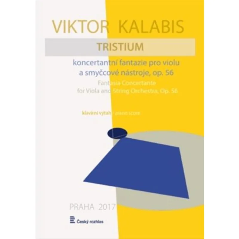 Český rozhlas Tristium, koncertantní fantazie pro violu a smyčcové nástroje, op. 56 / klavírní výtah