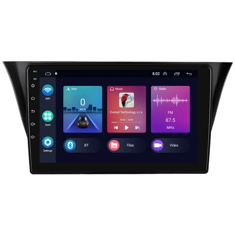 Podofo 2DIN autorádio PEV40 Android, IVECO Daily B636