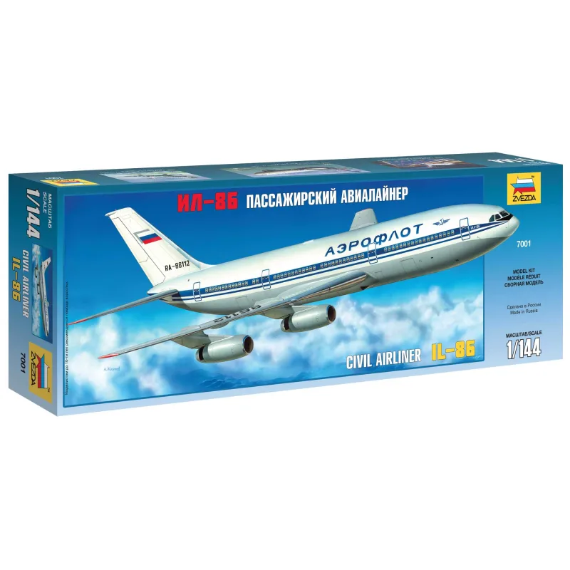Zvezda Model Kit lietadlo 7001 - Ilyushin IL-86 (1:144)