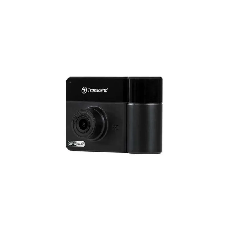 Transcend DrivePro 550B duální autokamera, Full HD 1080/1080, úhel 150°/130°, 64GB microSDXC,GPS/G-Senzor/Wi-Fi, černá (TS-DP550B-64G)