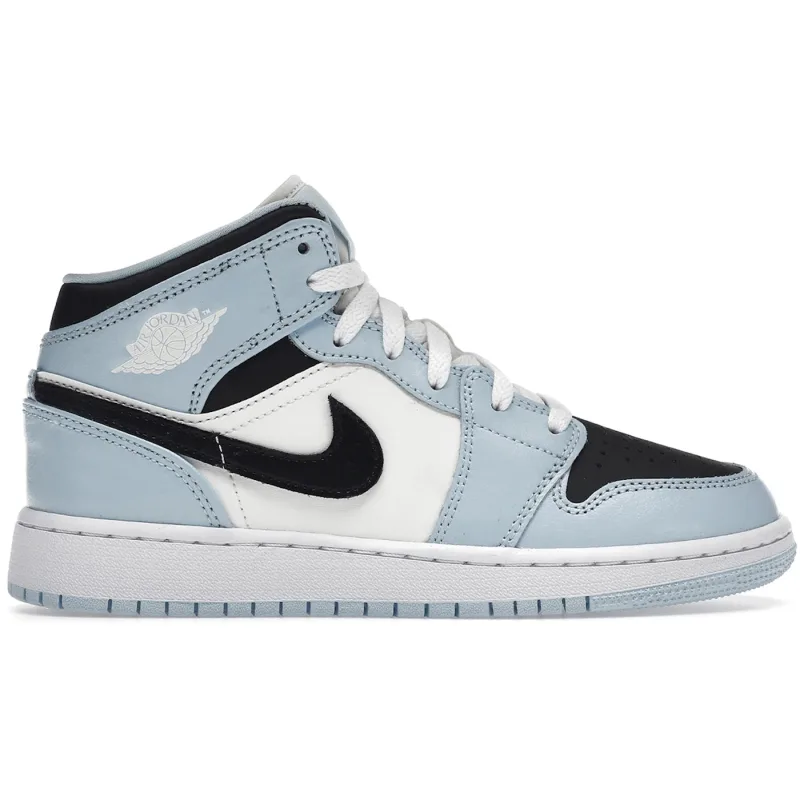Air Jordan 1 Mid Ice Blue GS - 36