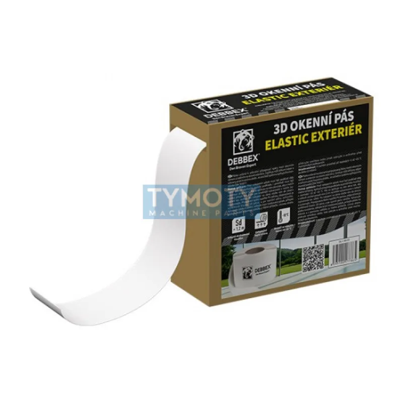 Debbex 3D okenný pás ELASTIC EXTERIÉR - 100 mm x 25 m