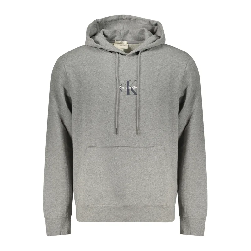 Pánska Mikina bez zipsu CALVIN KLEIN - Šedá Farba: šedá, Veľkosť: 3XL