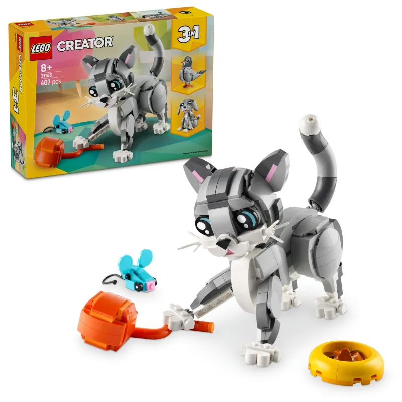 LEGO Creator 3v1 31163 Hravá mačka