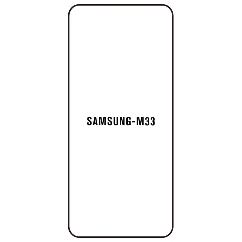 Sunshine Samsung M33 Predná Hydrogél ochranná fólia Strih: Kompatibilná s krytom 2, Typ fólie: Proti modrému svetlu