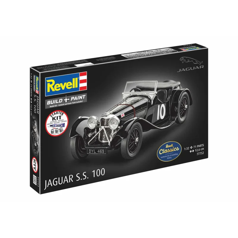 Revell Starter Kit auto 77752 - Jaguar SS 100 (1:32)