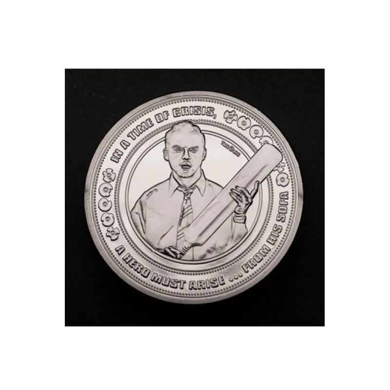 Shaun of the Dead Collectable Coin 25th Anniversary (silver plated)