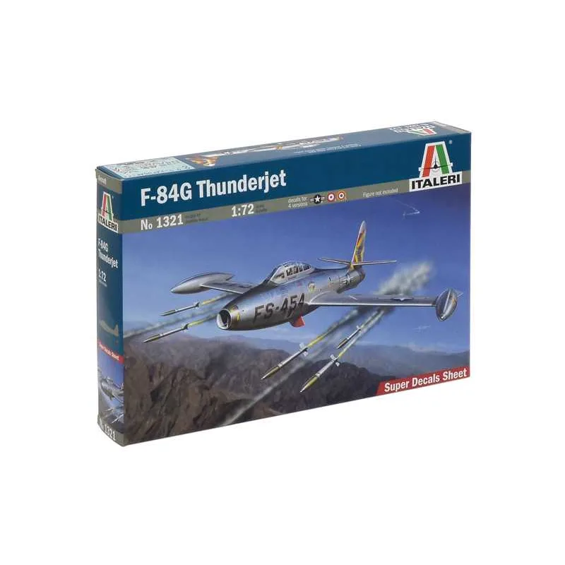 Italeri Model Kit lietadlo 1321 - F/84G THUNDERJET(1:72)