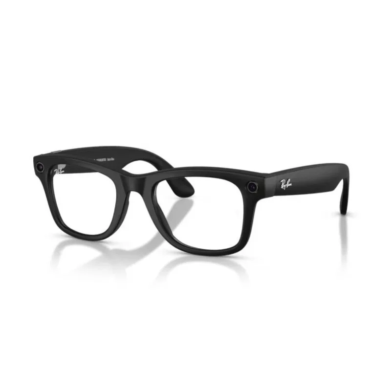 GOOGLE Meta Ray-Ban Gen2 Wayfarer, Matte Black, Clear (Large) RW4012 601SSB53