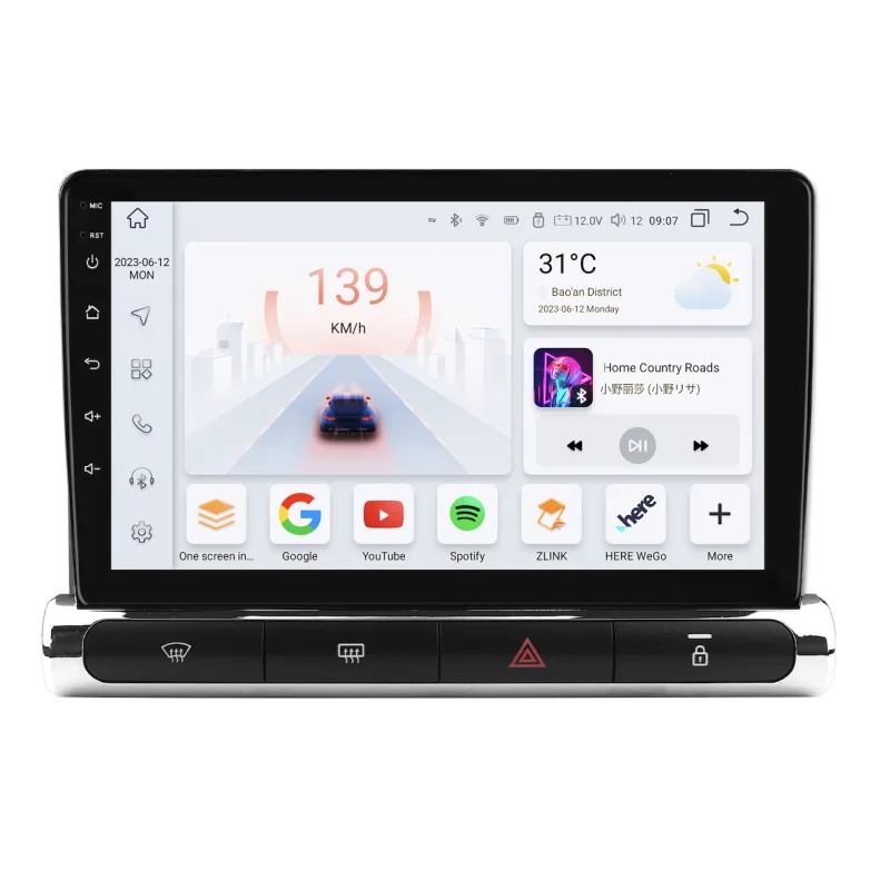 HIZPO KXCTRC393 Autorádio 9" Android pro Citroen C3 Aircross (2017-2023) Model: S9004 (4+32GB) CHR3353_S90