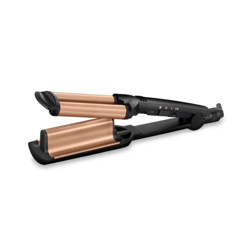 BABYLISS W2447E trojkulma na vlasy, keramický povrch, 3 nastavení teploty, automatické vypnutí, teplovzdorné pouzdro (W2447E)