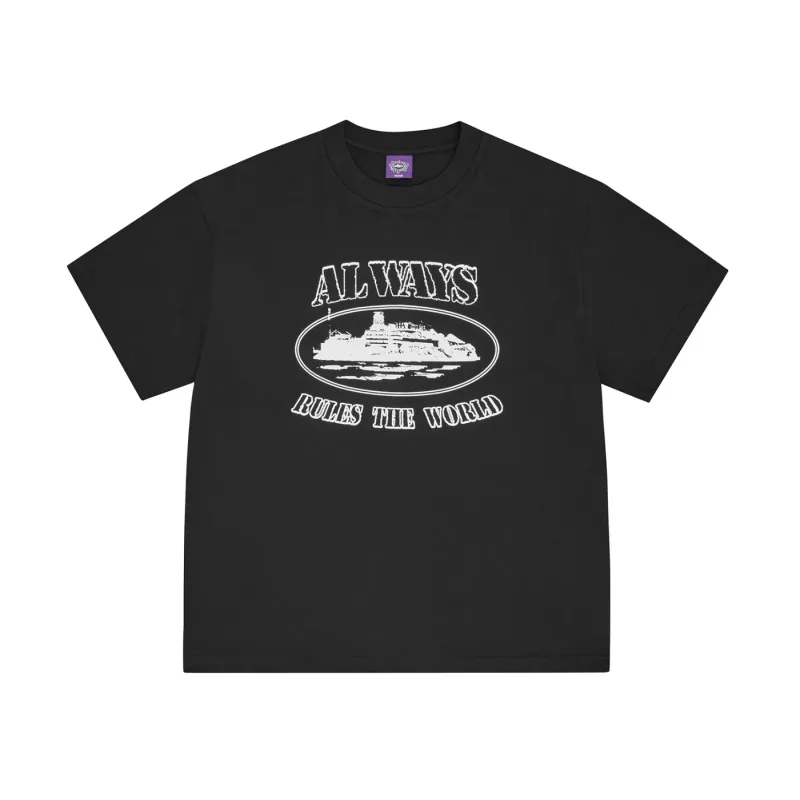 Corteiz Alcatraz Alweiz Tee Black - L