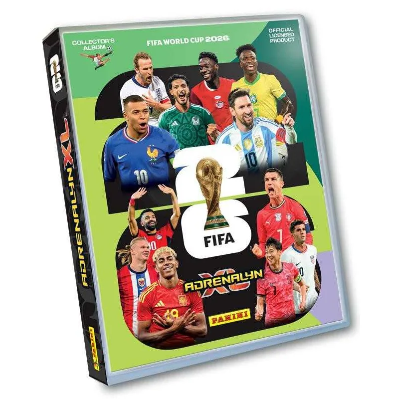 Panini FIFA WORLD CUP 2026 - ADRENALYN - zberateľský album