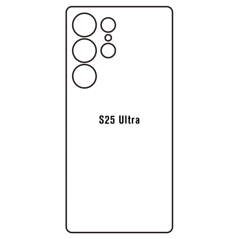 Sunshine Samsung S25 Ultra Zadná Hydrogél ochranná fólia Strih: Zadná časť 1, Typ fólie: Matná
