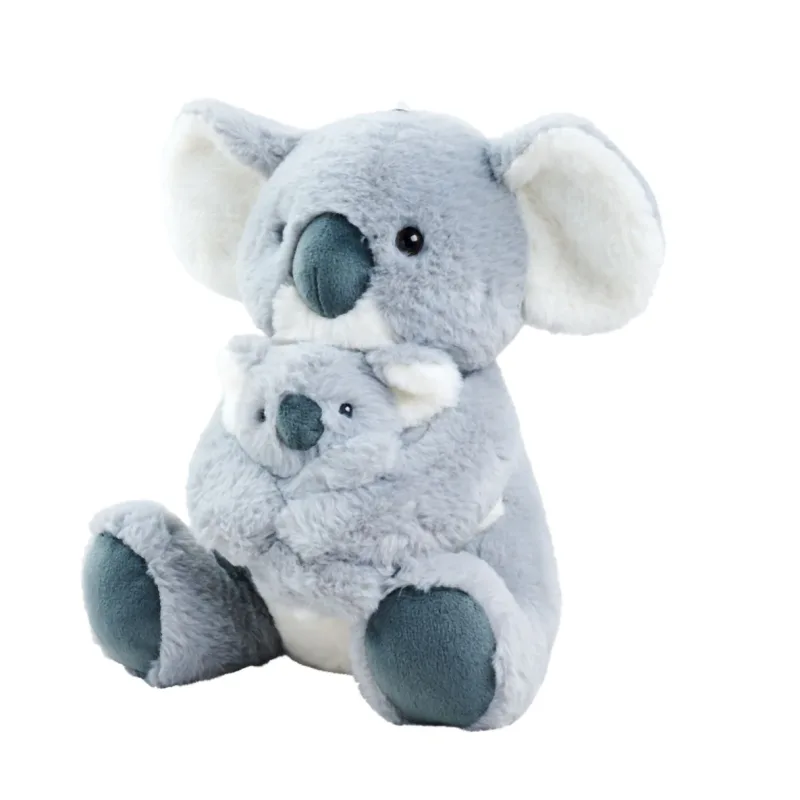 Nicotoy Panda, Koala, Tiger, Ľadový medveď plyšový sediaci 28 cm, 4 druhy
