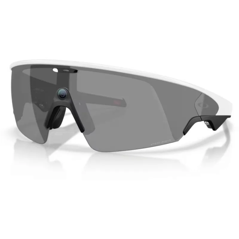 GOOGLE Meta Oakley Vanguard prizm black lenses, white frame OW8001-0552