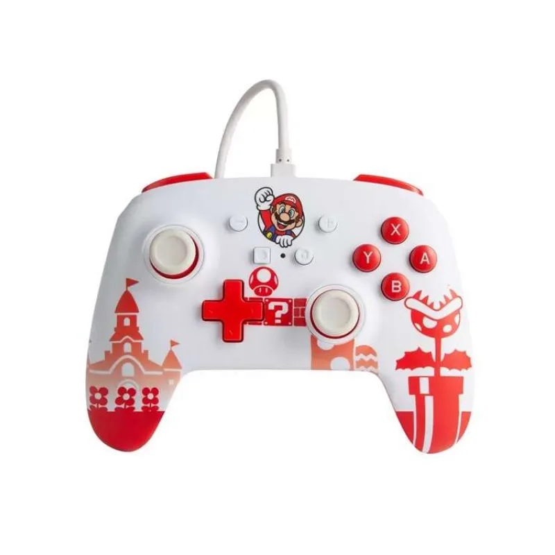 PowerA Enhanced Wired Controller for Nintendo Switch, Mario WM.com[1519186-01] (1519186-01)