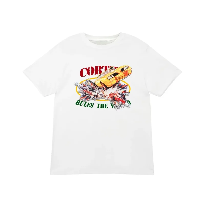 Corteiz Car Crash Tee White - XL
