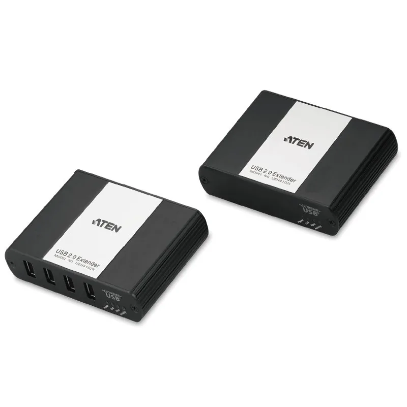 ATEN USB 2.0 prodlužka s 4portovým hubem po LAN UEH-4102