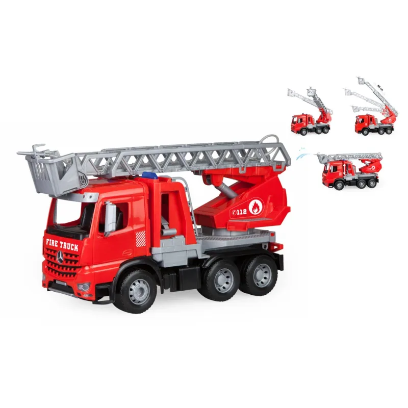 Lena Auto hasiči s rebríkom Mercedes Arocs plast 47cm