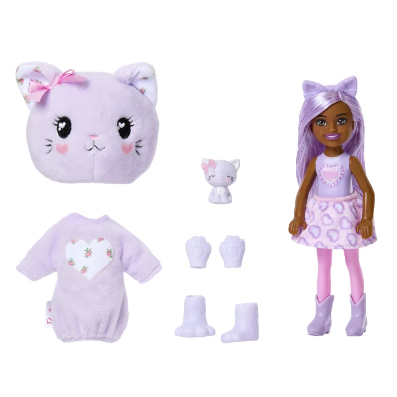 Mattel Barbie CUTIE REVEAL CHELSEA sladké mašle asst