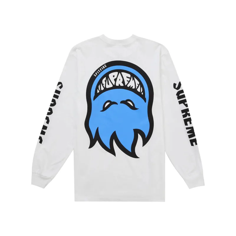 Supreme Spitfire Bighead L/S Long Sleeve Tee White - XXL
