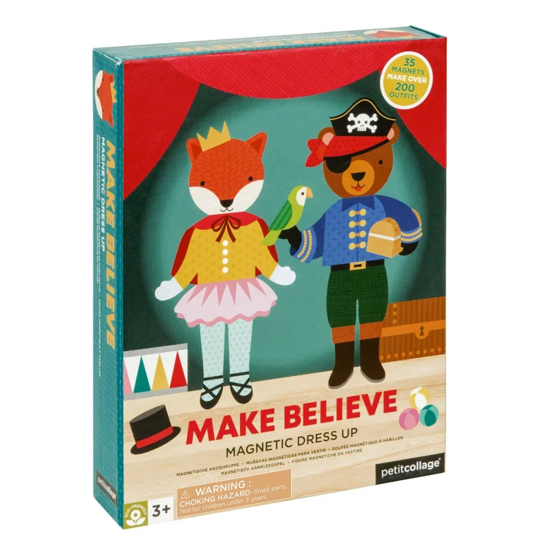 Petit Collage Magnetické puzzle zvieratá - poškodený obal