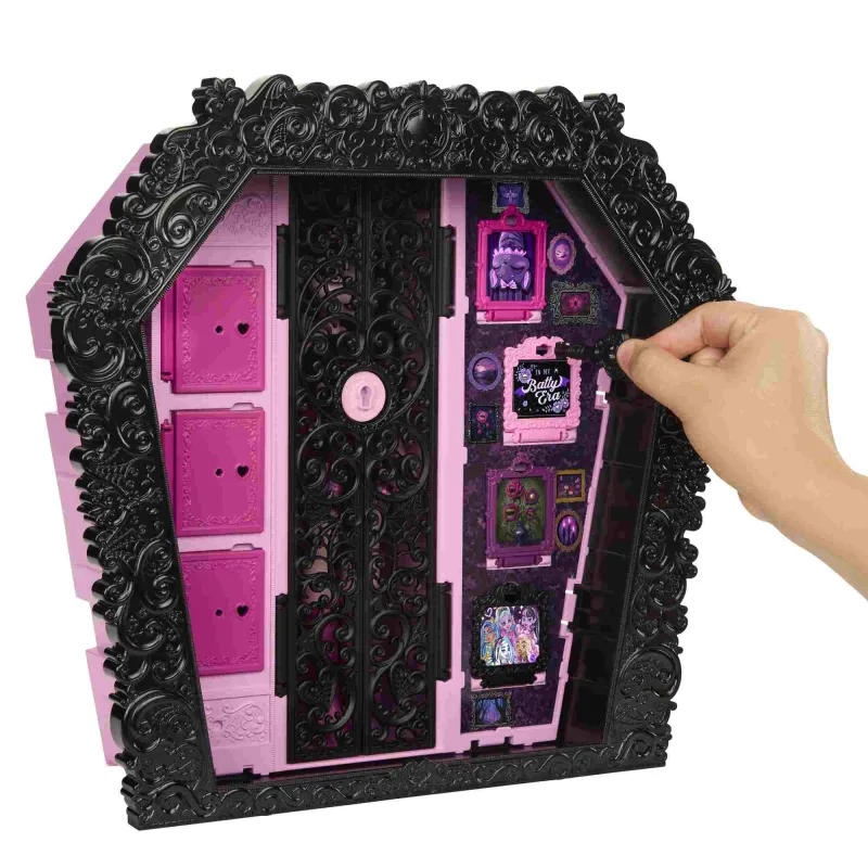 Mattel MH SKULLTIMATE ŠATNÍK S PREKVAPENIAMI A DRACULAUROU