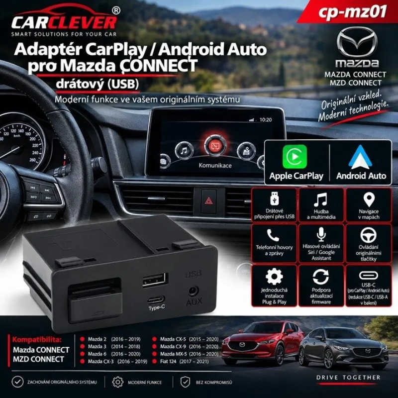Adaptér CarPlay/Android Auto Mazda cp-mz01