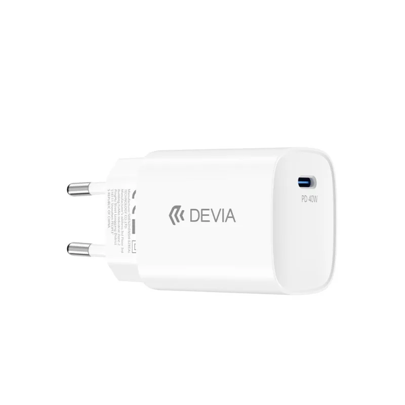 Devia sieťová nabíjačka Ultra6 PD Dynamic Charger 40W (Max 60W) - White