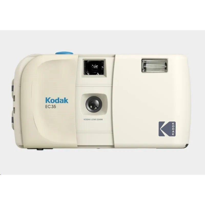 Kodak EC35 Film Camera Vanilla White + Kodak Ultra Max 24 Exp RK0709