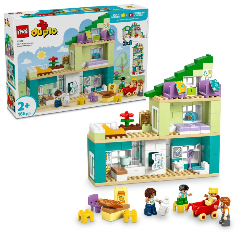 Lego Moderný rodinný dom 3 v 1 s figúrkami