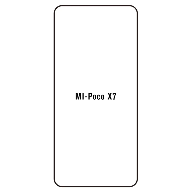 Sunshine Xiaomi Poco X7 Predná Hydrogél ochranná fólia Strih: Kompatibilná s krytom, Typ fólie: Číra