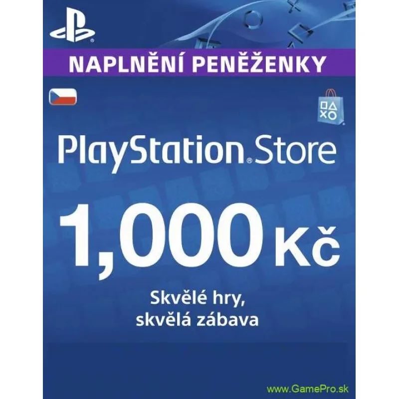 PlayStation Network Card 1000 Kč (PSN Card)