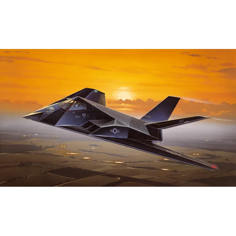 Italeri Model Kit lietadlo 0189 - F-117A NIGHTHAWK (1:72)