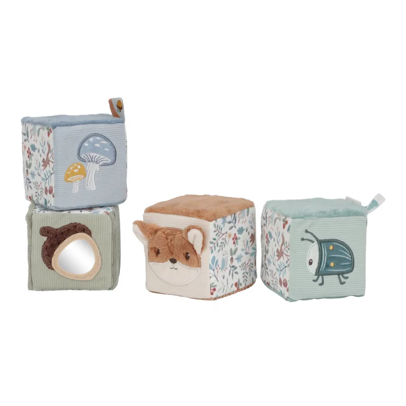 Little Dutch Kocky textilné 4 ks Forest Friends