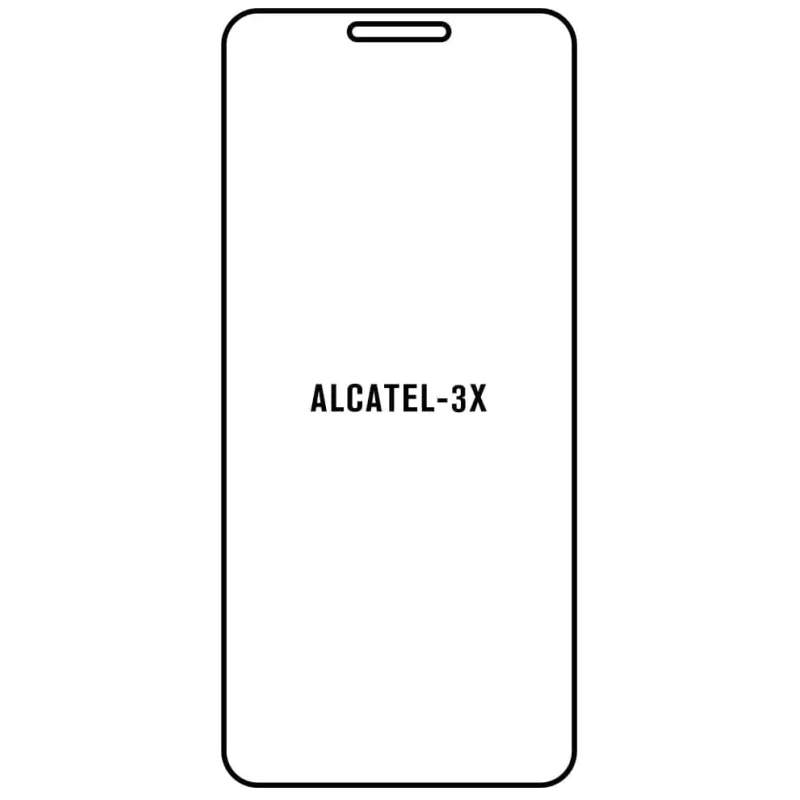 Sunshine Alcatel 3X 2018 Predná Hydrogél ochranná fólia Strih: Kompatibilná s krytom, Typ fólie: Proti modrému svetlu