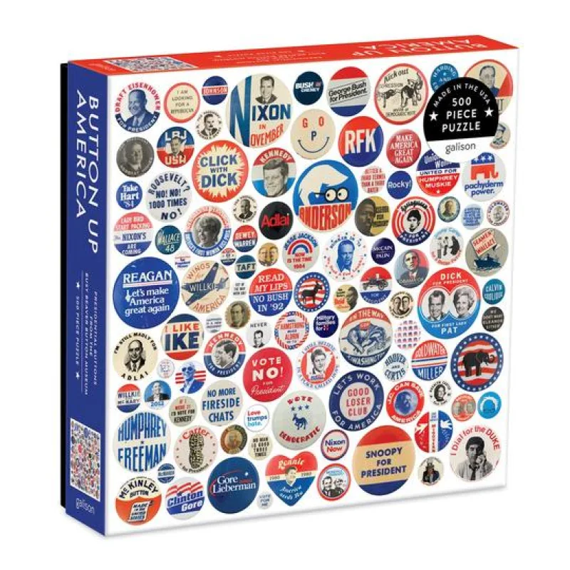 Galison Galison Puzzle Placky Ameriky 500 dielikov