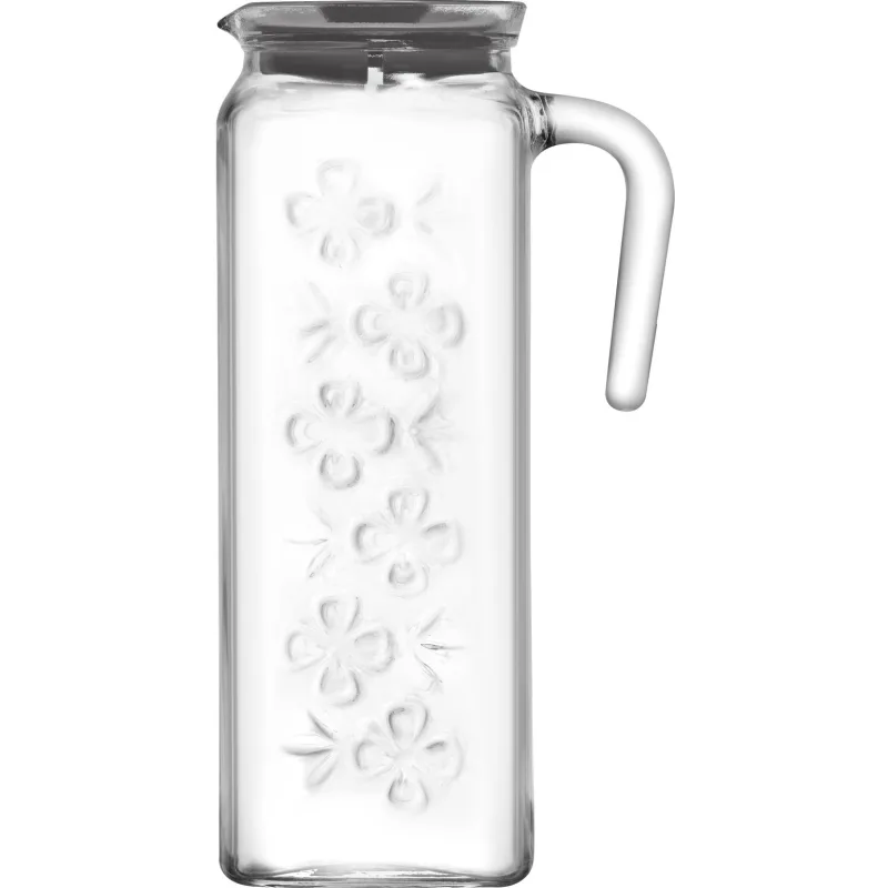 Džbán Bloom, LAV, sklenený, 1248 ml, 84x237 mm, bal. 6 ks