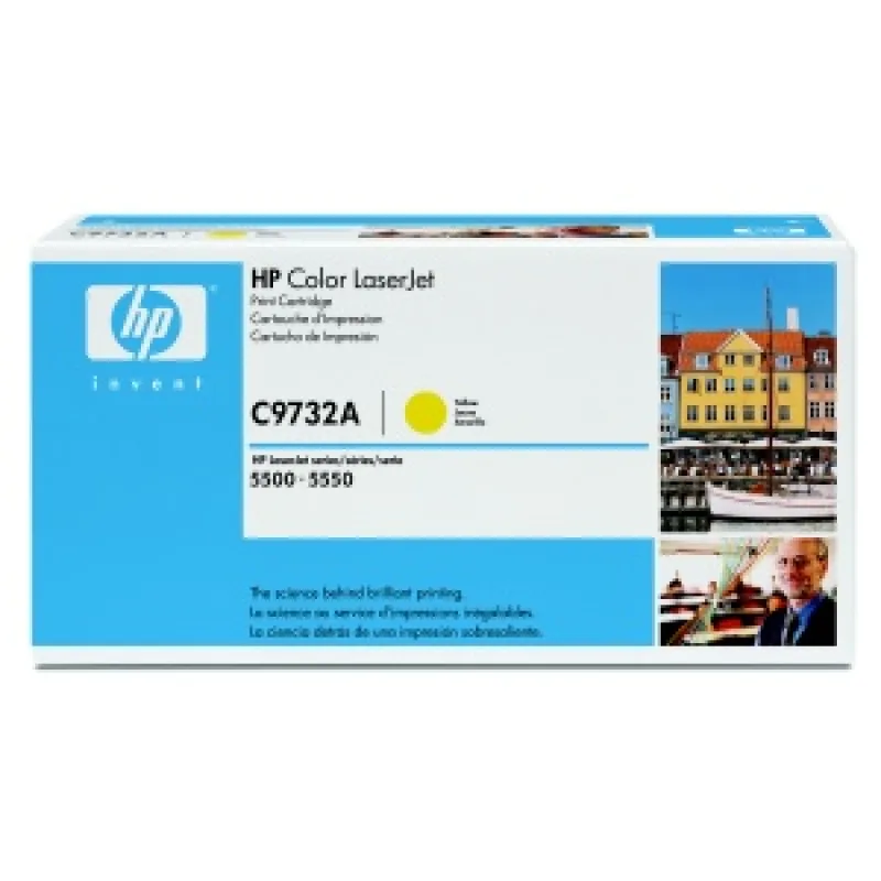 HP Color LaserJet žlutý toner, C9732A C9732A