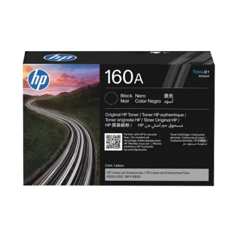HP 160A Black LaserJet Toner Cartridge W1600A
