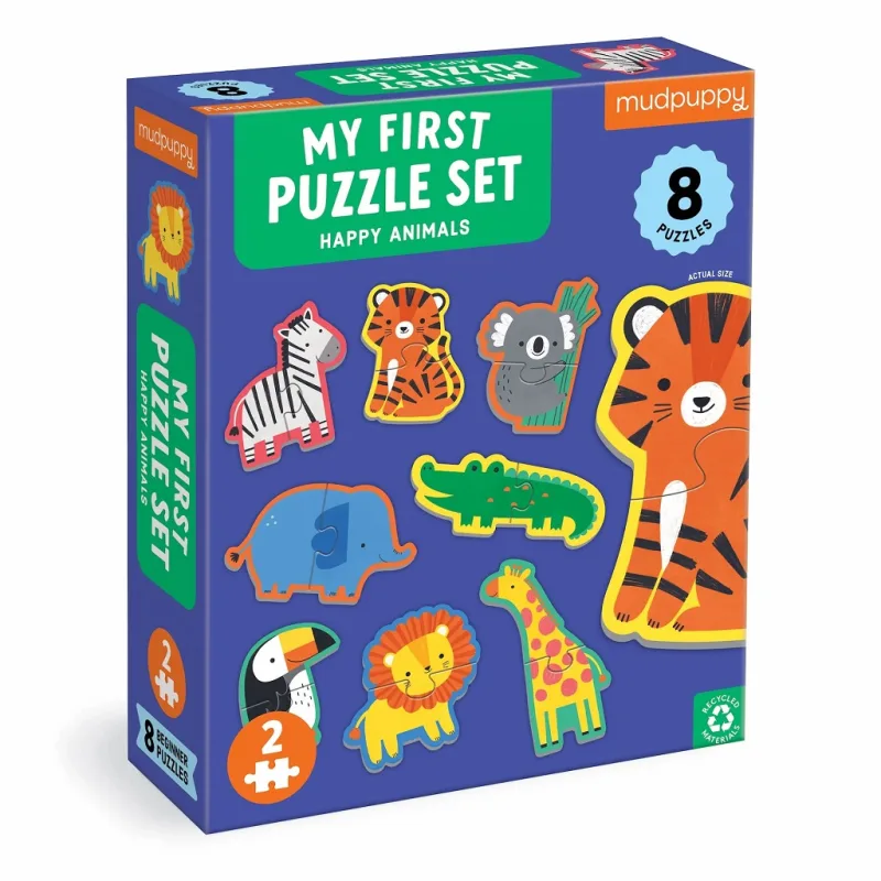 Mudpuppy Mudpuppy Puzzle Moje prvé puzzle Veselé zvieratká