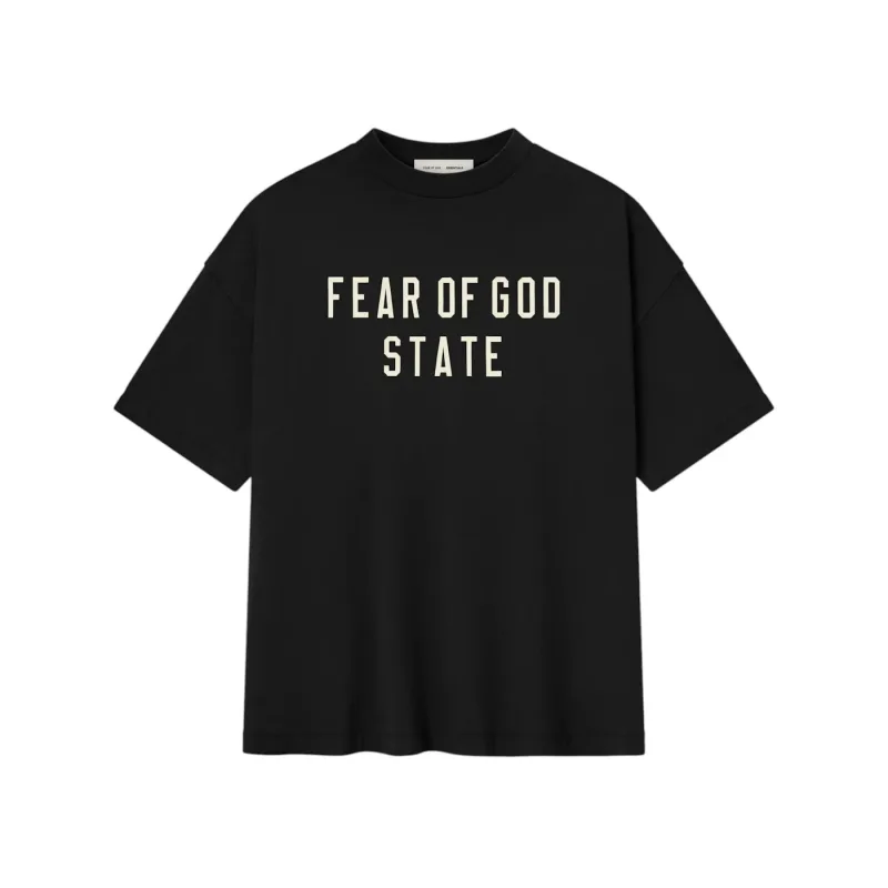 Fear of God Essentials 90's Fit T-Shirt Jet Black - XL